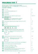 Essential Mental Arithmetic 1 Answers Progress test